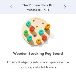 Lovevery Grouping Pegs Together